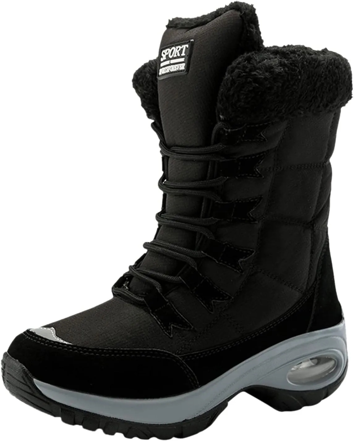 Ankle Boots for Women Comfy Platform Padded Warm Shoes Outdoor Non-Slip Snow Boots Sneakers Casual Women's Shoes