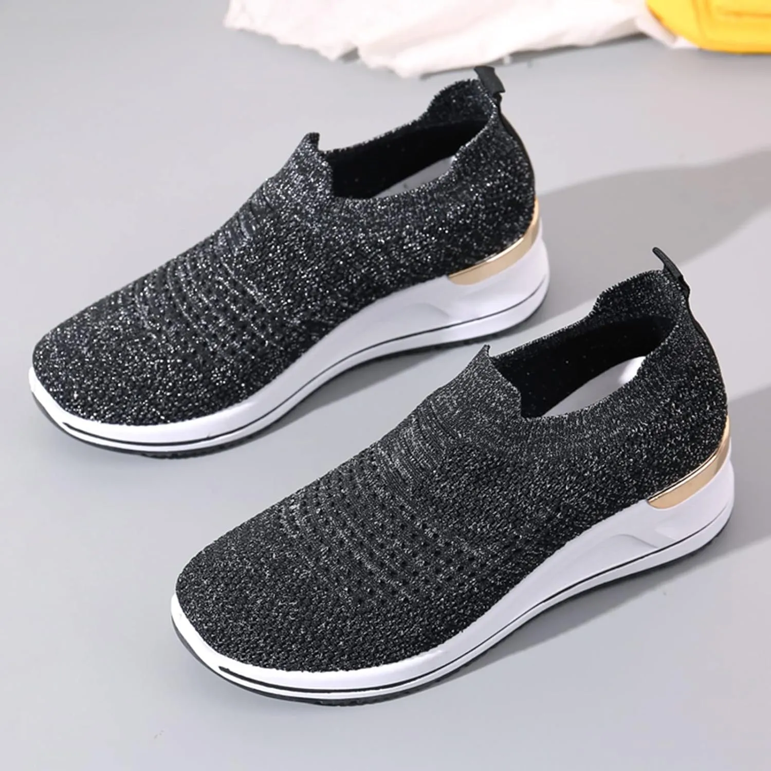 Athletic Shoes Women Women Shoes Dressy Comfortable Women's Lightweight Slip on Walking Running Shoes