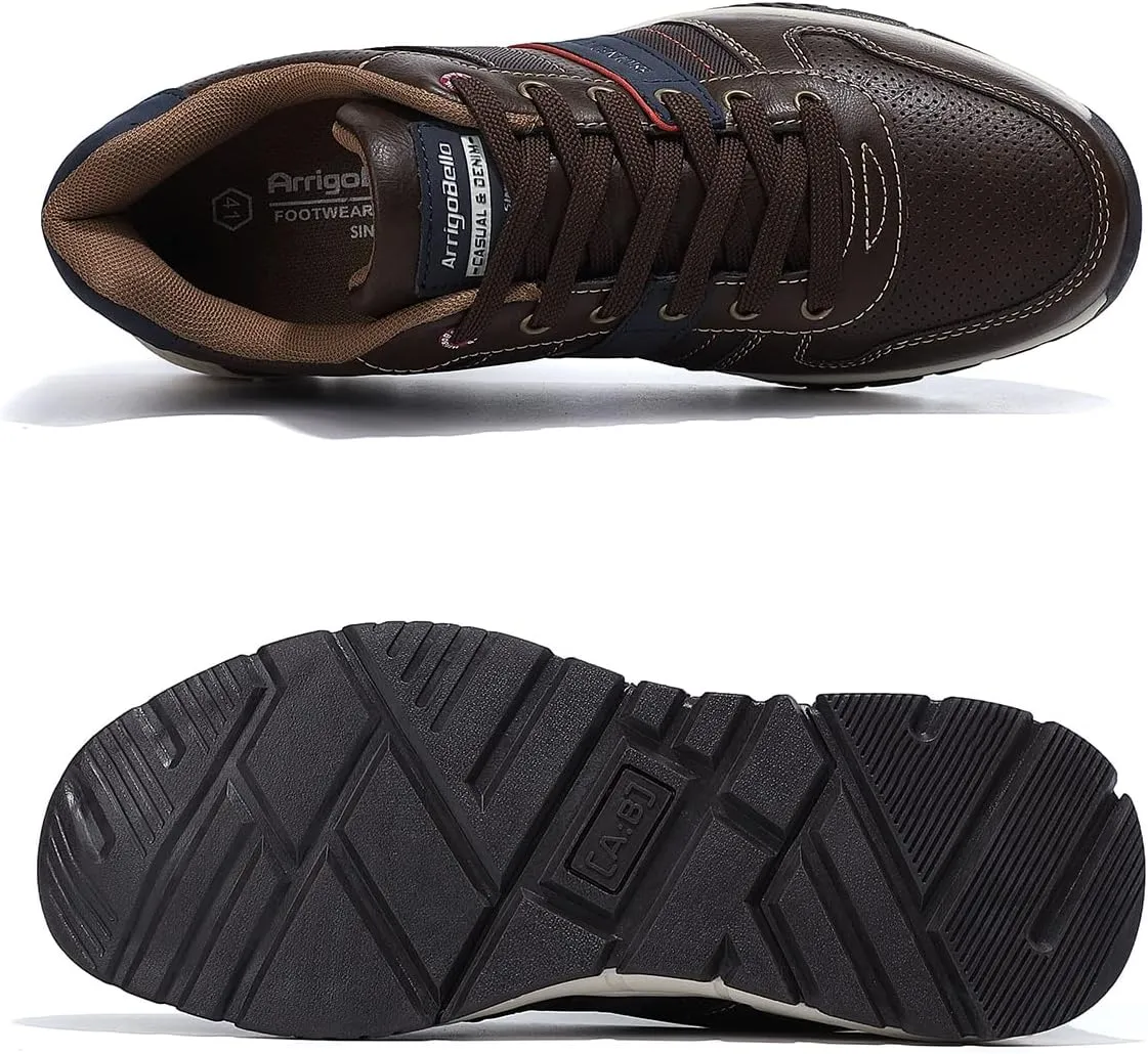 AX BOXING Mens Casual Shoes Fashion Sneakers Breathable Comfortable Walking Shoes