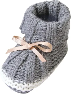 Baby Shoes Infant Baby Girls Boys Booties Warm Baby Socks Shoes Newborn Crib Shoes Baby Footwear House Shoes B