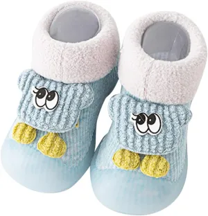 Baby Sock Shoes,Infant Boys Girls Animal Cartoon Socks Shoes Fleece WarmThe Floor Socks Non Slip Prewalker Shoes