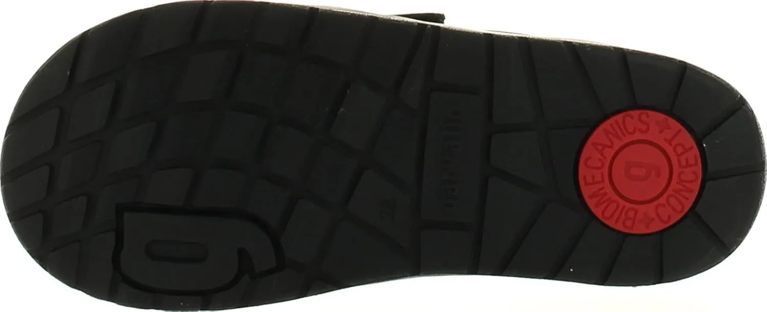 Biomecanics Boys Leather Single Strap Moccasin Dress Casual Shoes