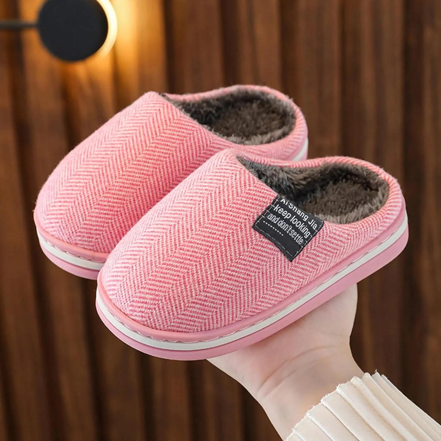 Boys Girls Cute Animal House Shoes Non Slip Slip on Fuzzy Cozy Indoor Outdoor Slippers Fall Winter Costume