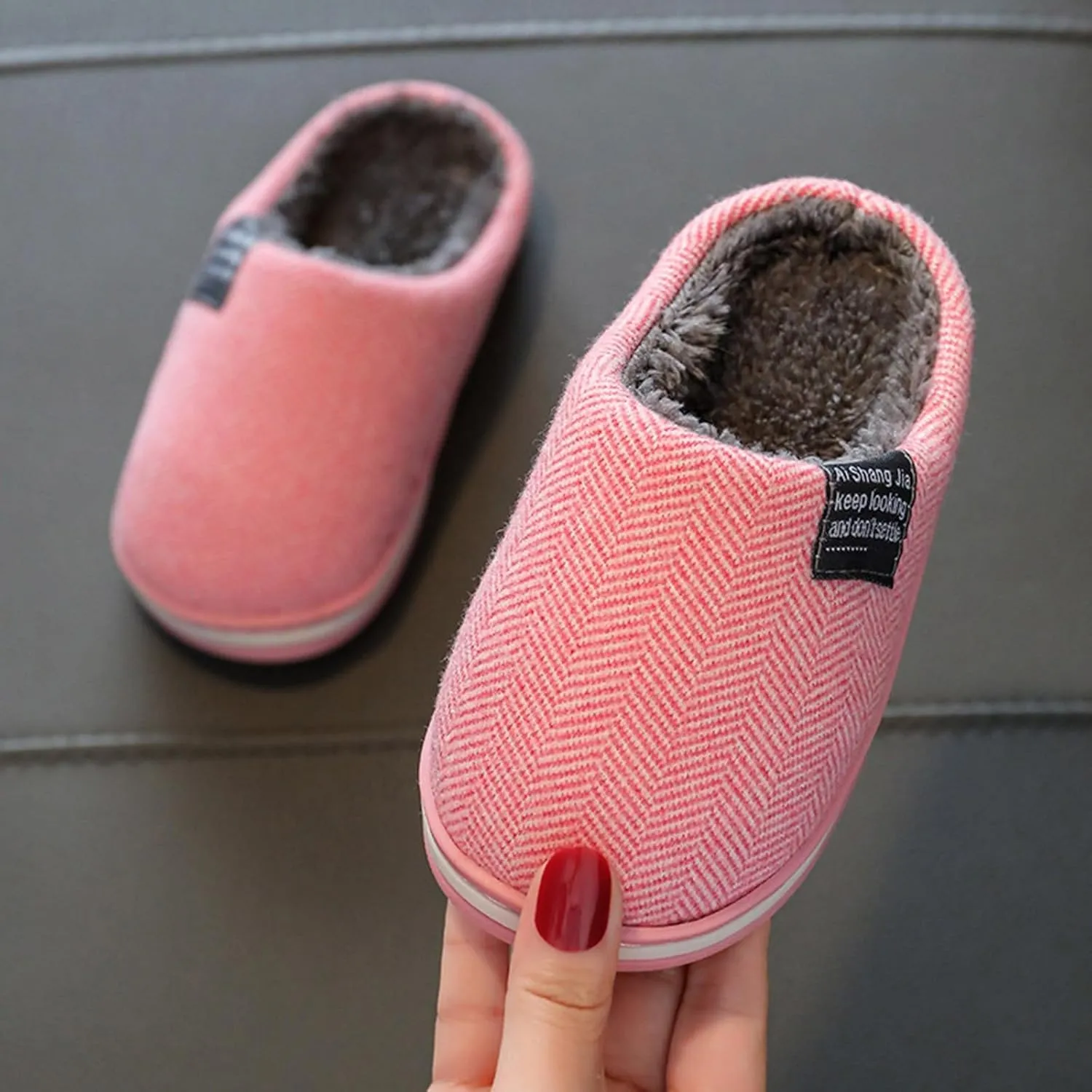 Boys Girls Cute Animal House Shoes Non Slip Slip on Fuzzy Cozy Indoor Outdoor Slippers Fall Winter Costume