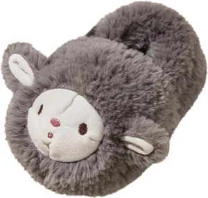 Boys Girls Home Slippers Fashion Autumn Winter Boys And Girls Flat Soft Comfortable And Warm Cute Cartoon