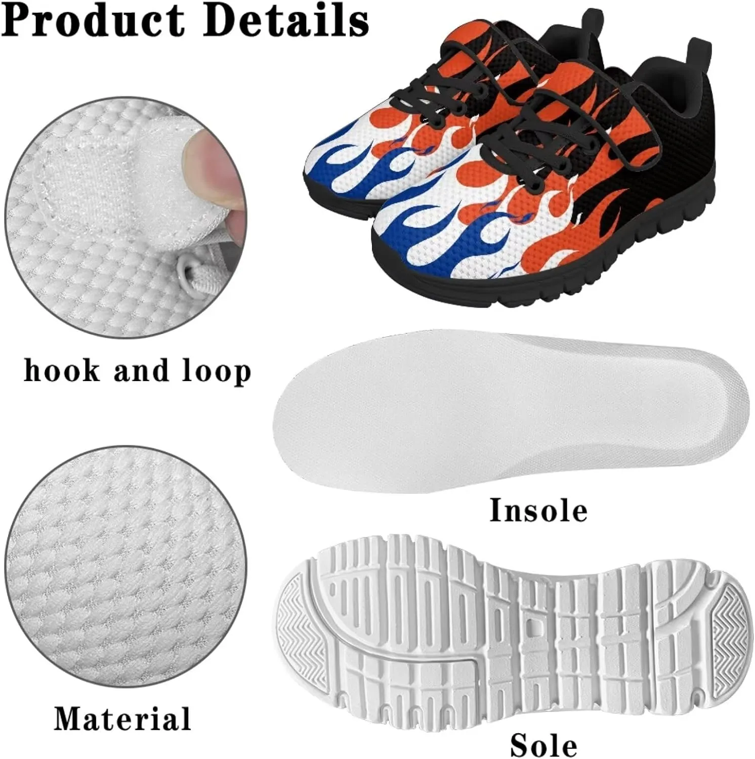 Boys Running Shoes Breathable Athletic Casual Shoes for Teen Girls