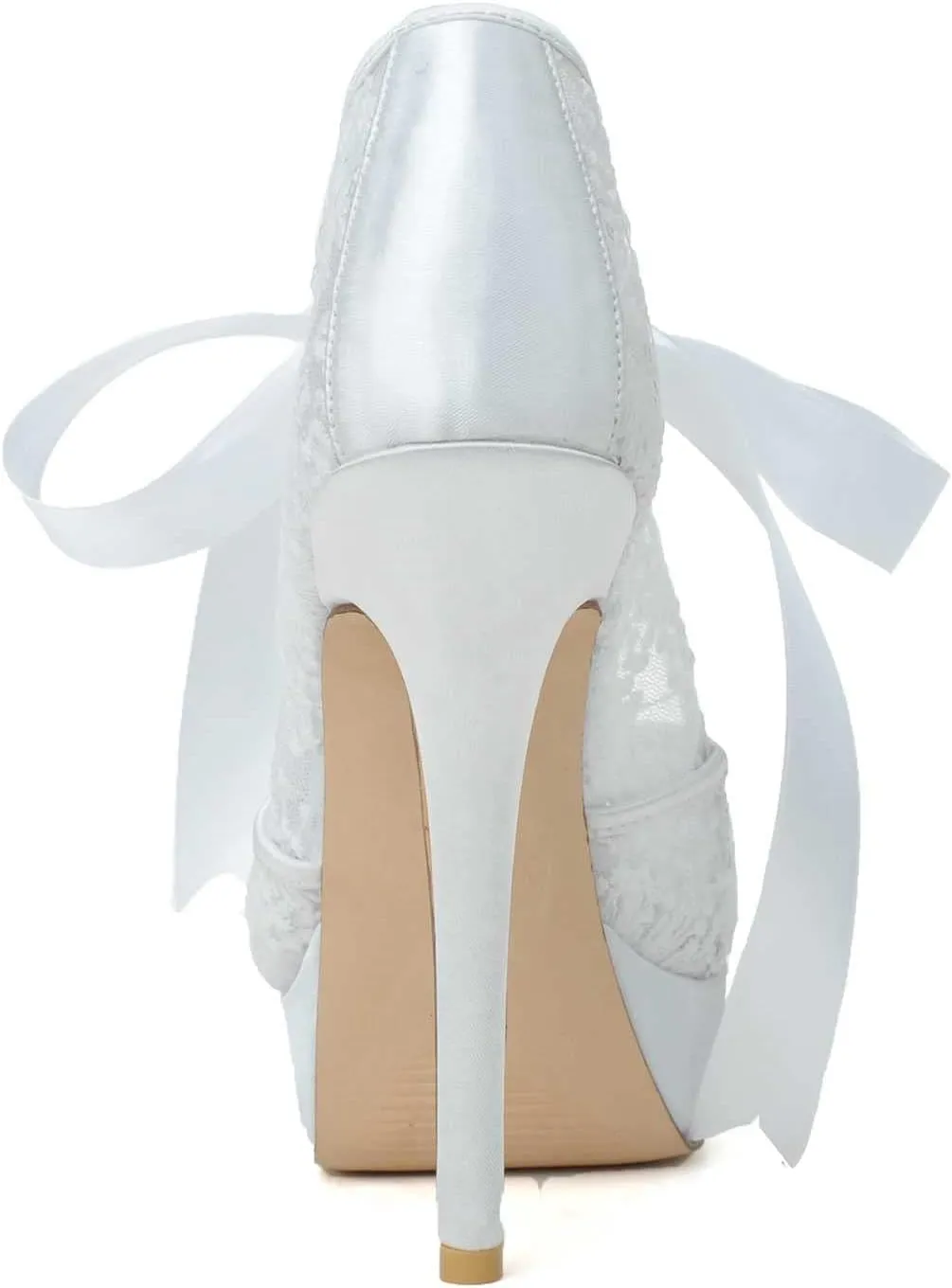 Bridal High Heels Wedding Shoeswomen Pumps Heeled Sandals for Women Stiletto Dress Shoes Lace Pumps Evening Formal Party Shoes