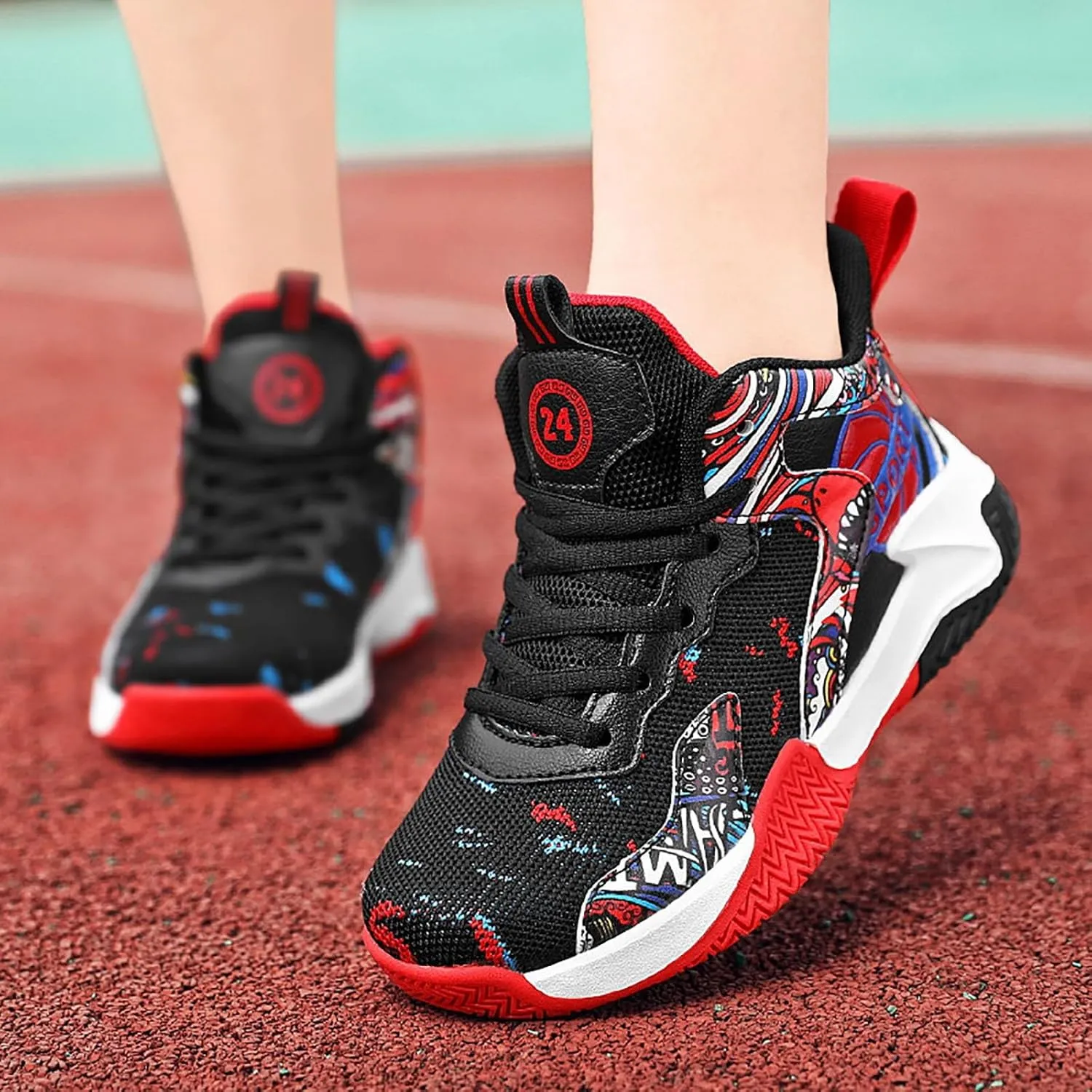 Cathalem Sneakers for Girls Boys Kids Running Tennis Walking Shoes Lightweight Breathable Sport Athletic Shoes