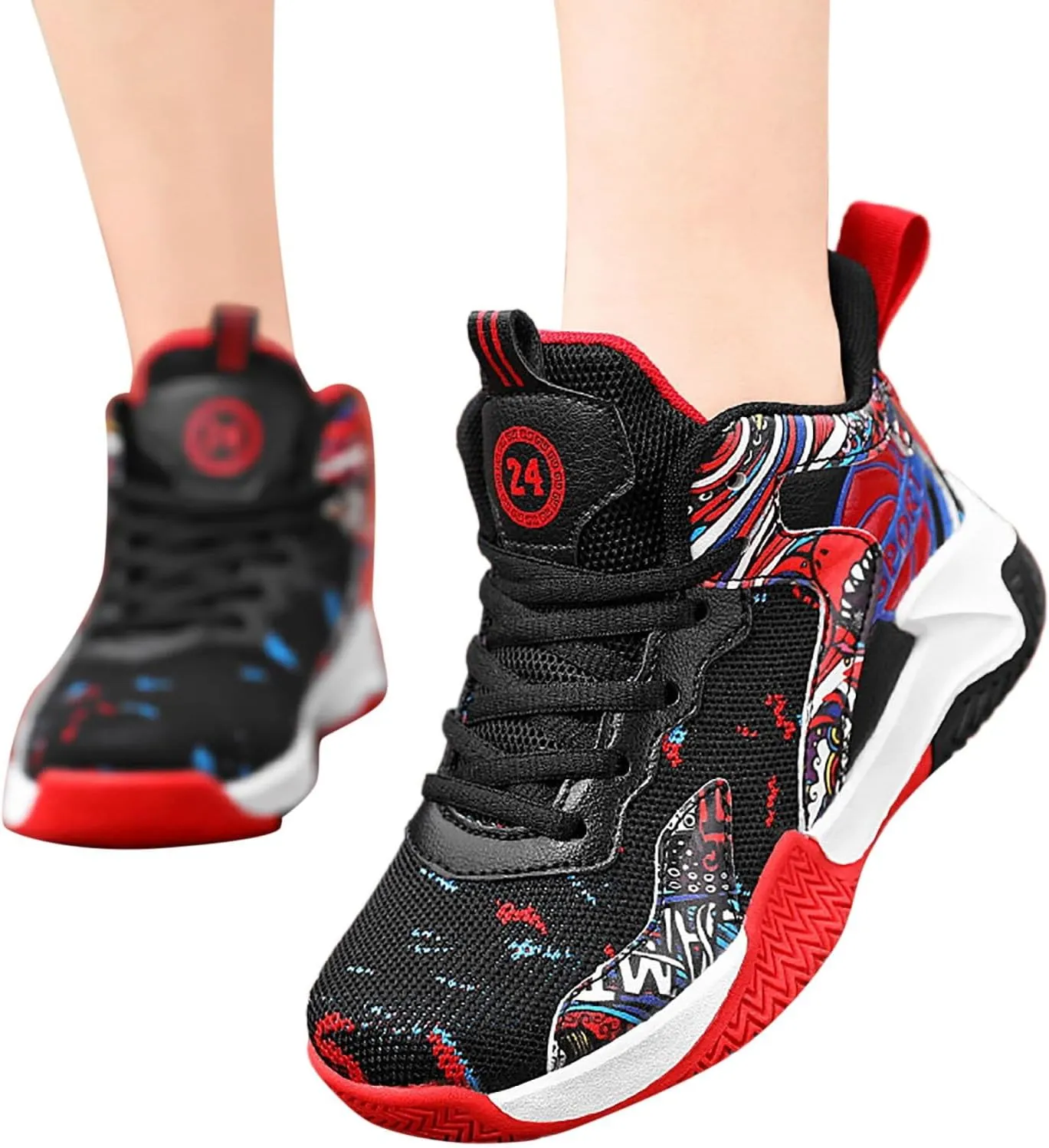 Cathalem Sneakers for Girls Boys Kids Running Tennis Walking Shoes Lightweight Breathable Sport Athletic Shoes