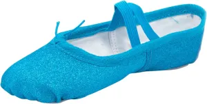 Children Ballet Shoes for Girls Dance Performance Slippers Sequins enuine Leather Ballerina Yoga Shoes