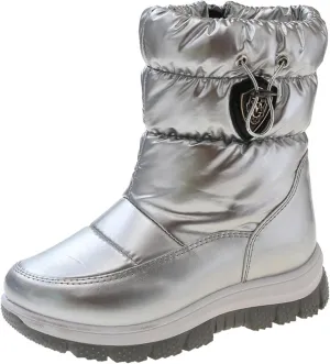 Childrens Thick Snow Boots Kids Fashion Outdoor Ski Shoes Winter aterproof Comfy Warm Leather Flat Booties Ankle