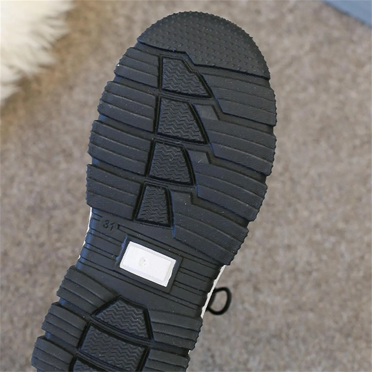 Childrens Thick Snow Boots Kids Fashion Outdoor Ski Shoes Winter aterproof Comfy Warm Leather Flat Booties Ankle