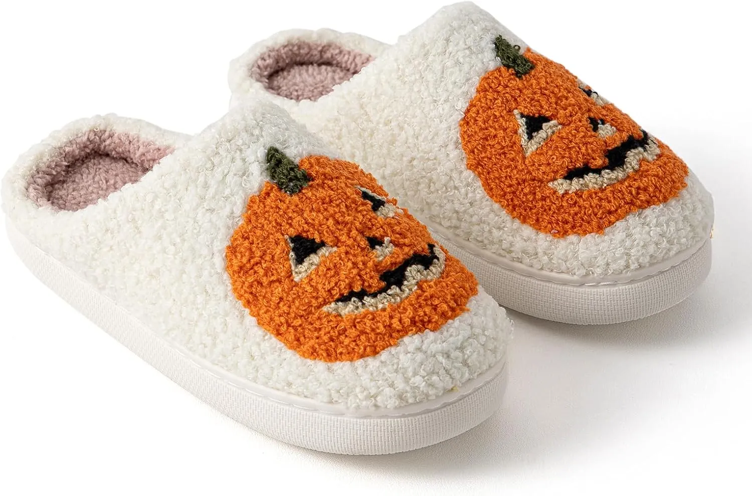 Christmas Slippers For Women Soft Warm Plush Fuzzy Slippers Indoor Memory Foam Slippers Cozy Fluffy Home Slippers for Winter
