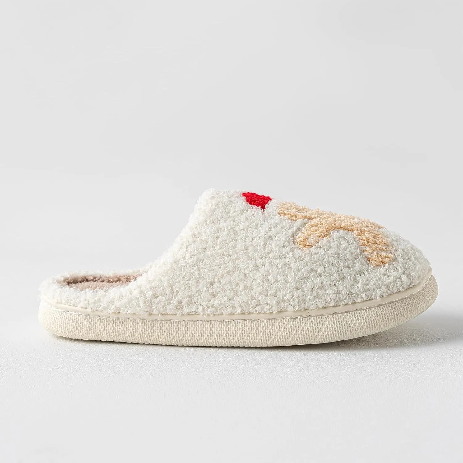 Christmas Slippers For Women Soft Warm Plush Fuzzy Slippers Indoor Memory Foam Slippers Cozy Fluffy Home Slippers for Winter