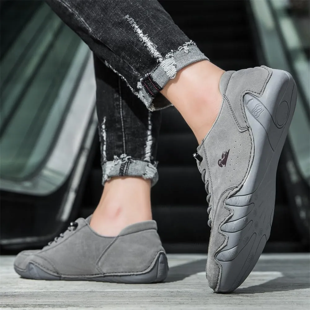 Driving Walking Shoes for Men Mens Handmade Leather Casual Shoes Comfort Breathable Sneakers