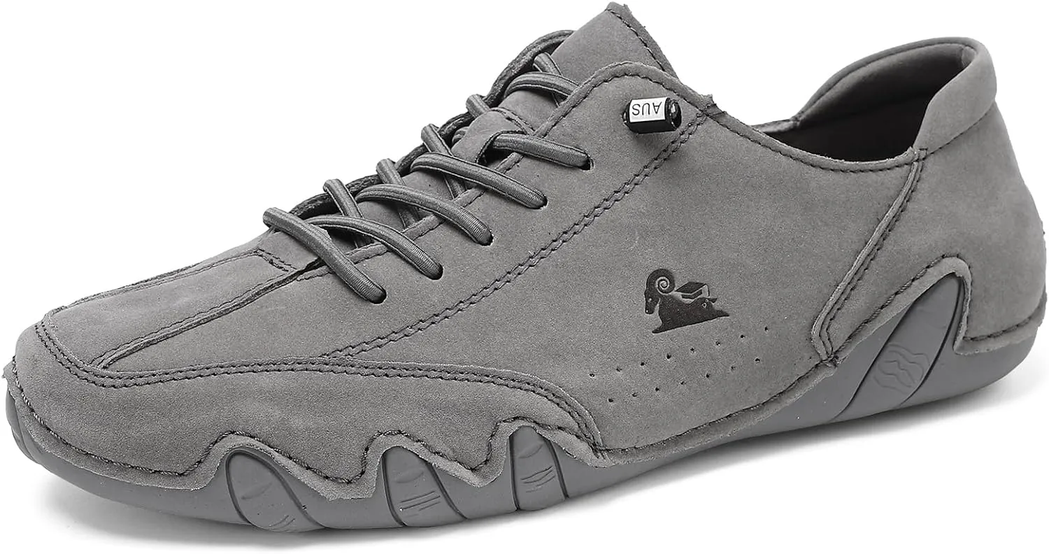 Driving Walking Shoes for Men Mens Handmade Leather Casual Shoes Comfort Breathable Sneakers