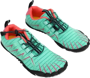 Focket Lady Climbing Shoes, Breathable Elastic Upper Shock Absorbing Thick Sole Prevent Slip Women Sport Water Shoes for Fishing for Driving (Size 40)