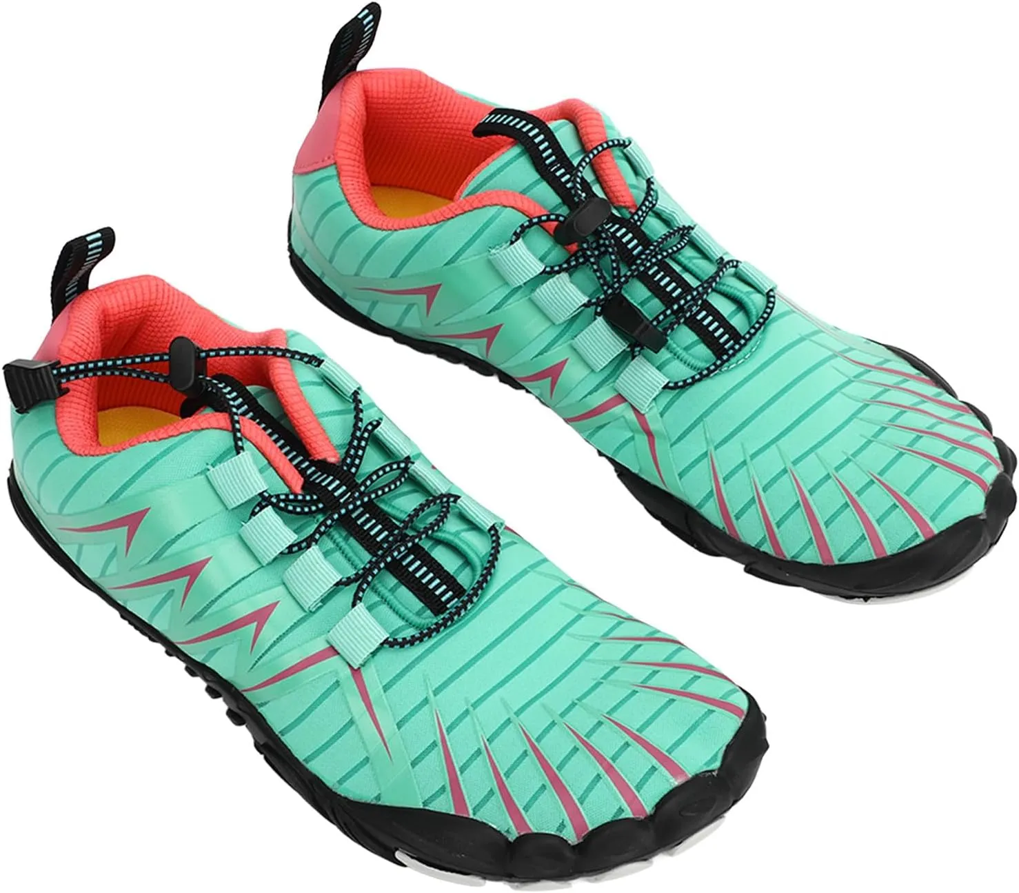 Focket Lady Climbing Shoes, Breathable Elastic Upper Shock Absorbing Thick Sole Prevent Slip Women Sport Water Shoes for Fishing for Driving (Size 40)