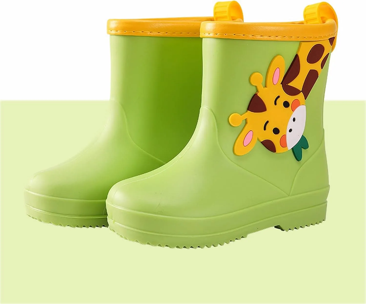 Giraffe Cartoon Character Rain Shoes Children's Rain Shoes Boys and Girls Water Shoes Baby Rain 8 Month Old Boy Shoes