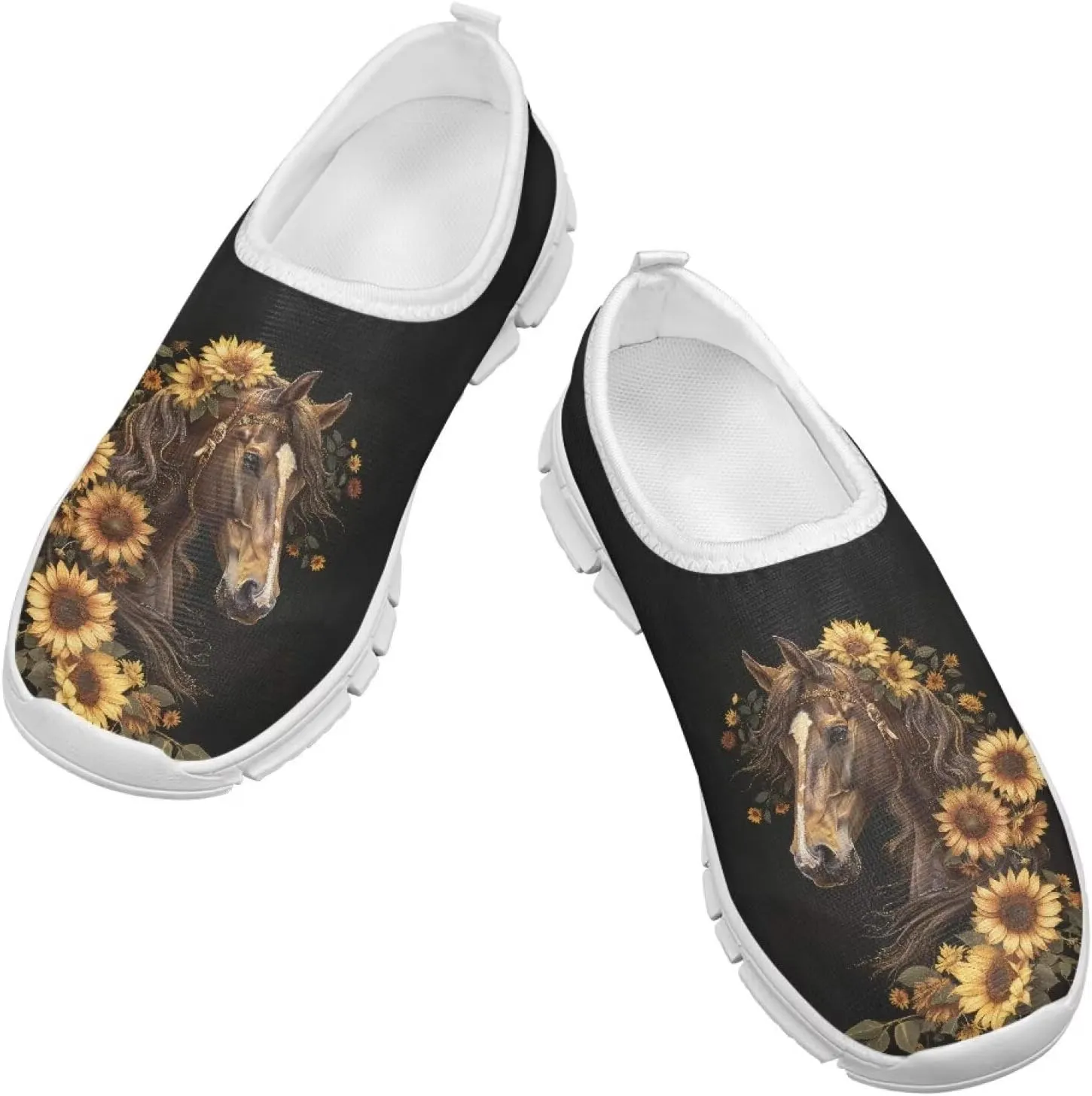 Girls Athletic Shoes Cute Kids Gym Running Slip On Shoes for Girls