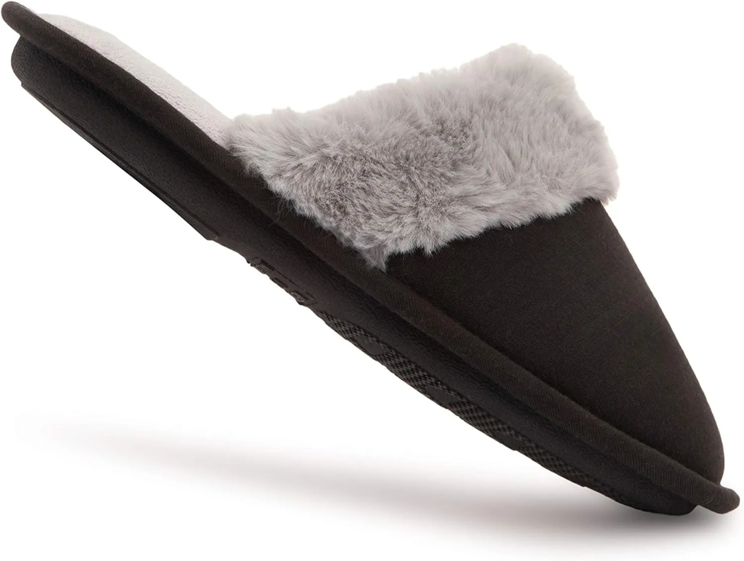 Hanes womens Comfort Cotton on Scuff With Memory Foam and Anti-skid Sole Slipper