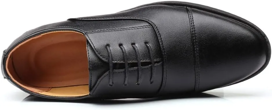 JITUUE Men's Dress Casual Shoes Leather Oxford Shoes Sneakers
