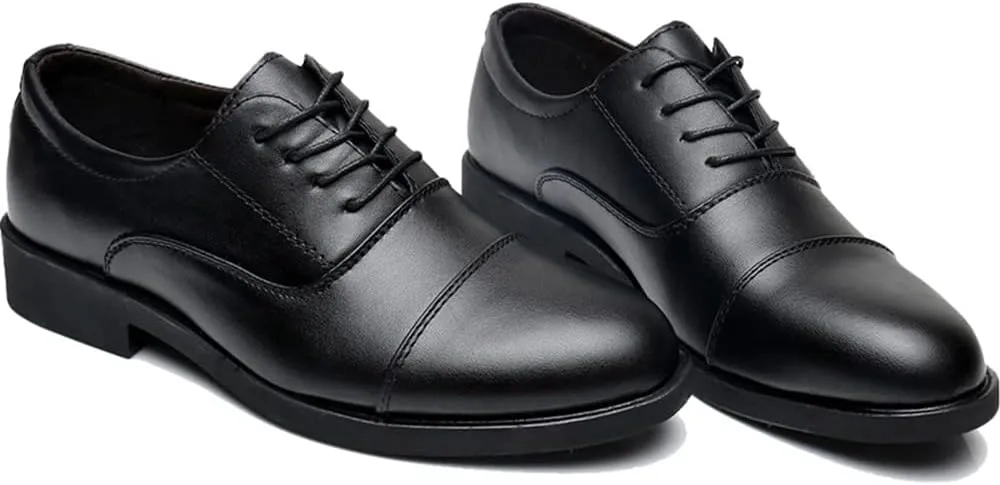 JITUUE Men's Dress Casual Shoes Leather Oxford Shoes Sneakers
