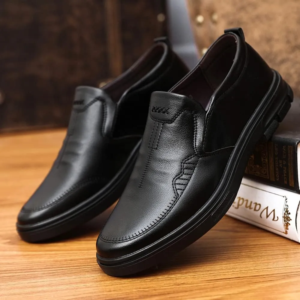 JITUUE Men's Dress Casual Shoes Leather Oxford Shoes Sneakers
