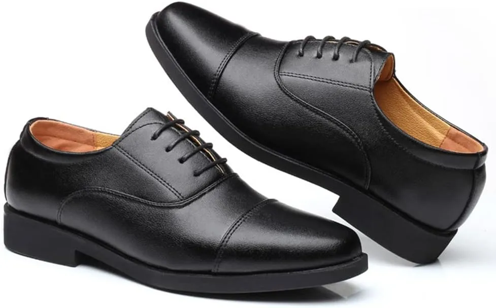 JITUUE Men's Dress Casual Shoes Leather Oxford Shoes Sneakers