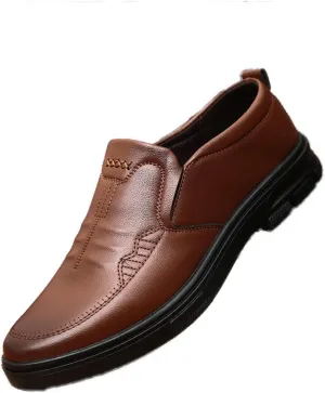 JITUUE Men's Dress Casual Shoes Leather Oxford Shoes Sneakers