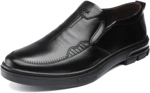 JITUUE Men's Dress Casual Shoes Leather Oxford Shoes Sneakers