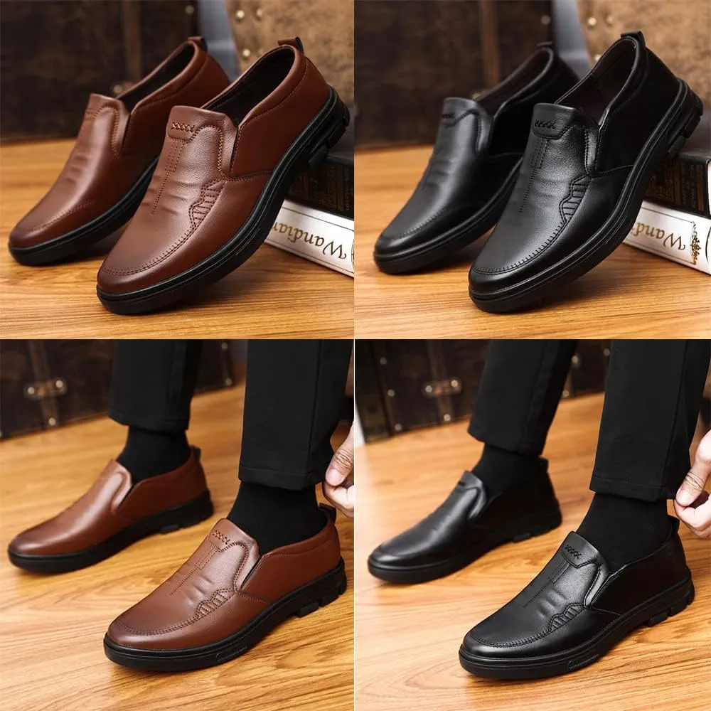 JITUUE Men's Dress Casual Shoes Leather Oxford Shoes Sneakers