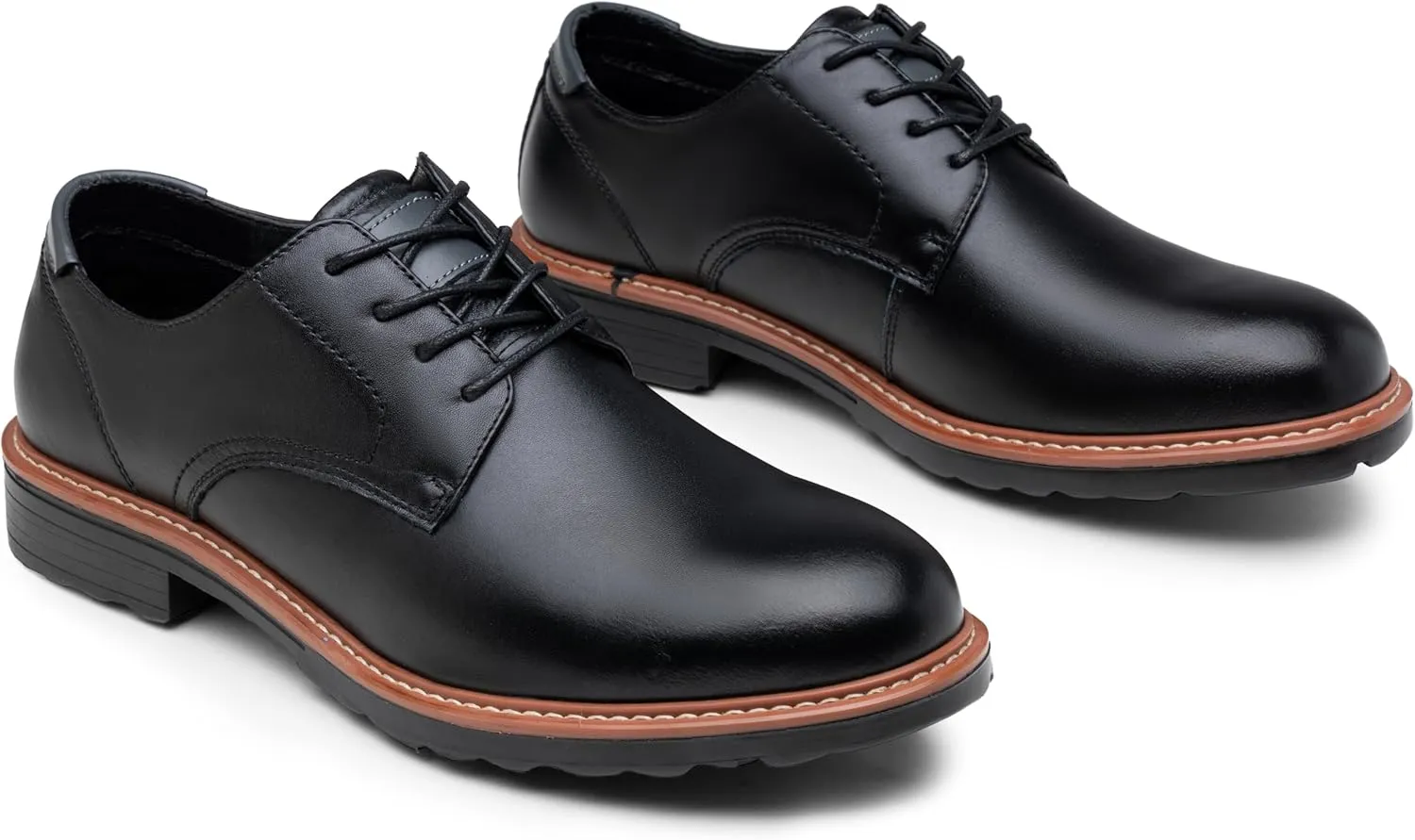 Jousen Men's Dress Shoes Retro Casual Dress Shoes for Men