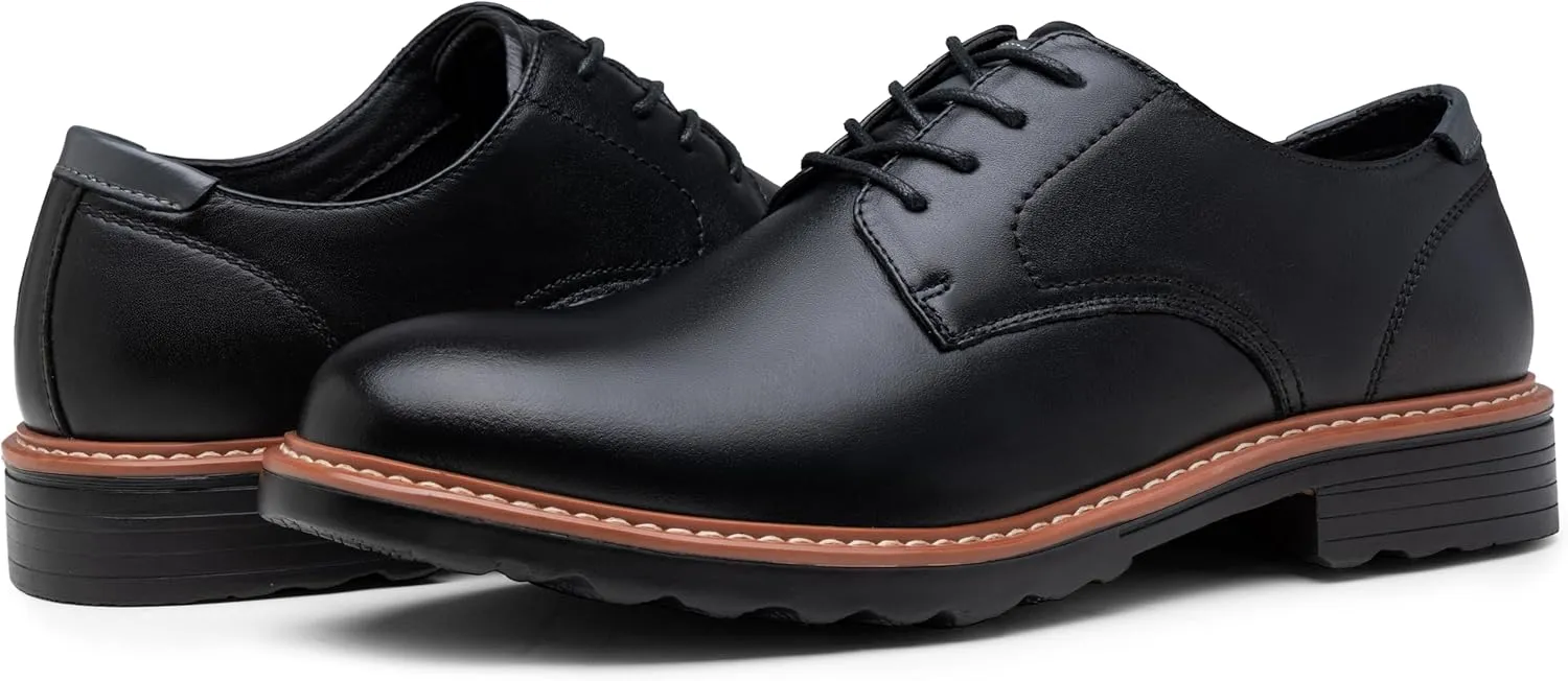 Jousen Men's Dress Shoes Retro Casual Dress Shoes for Men