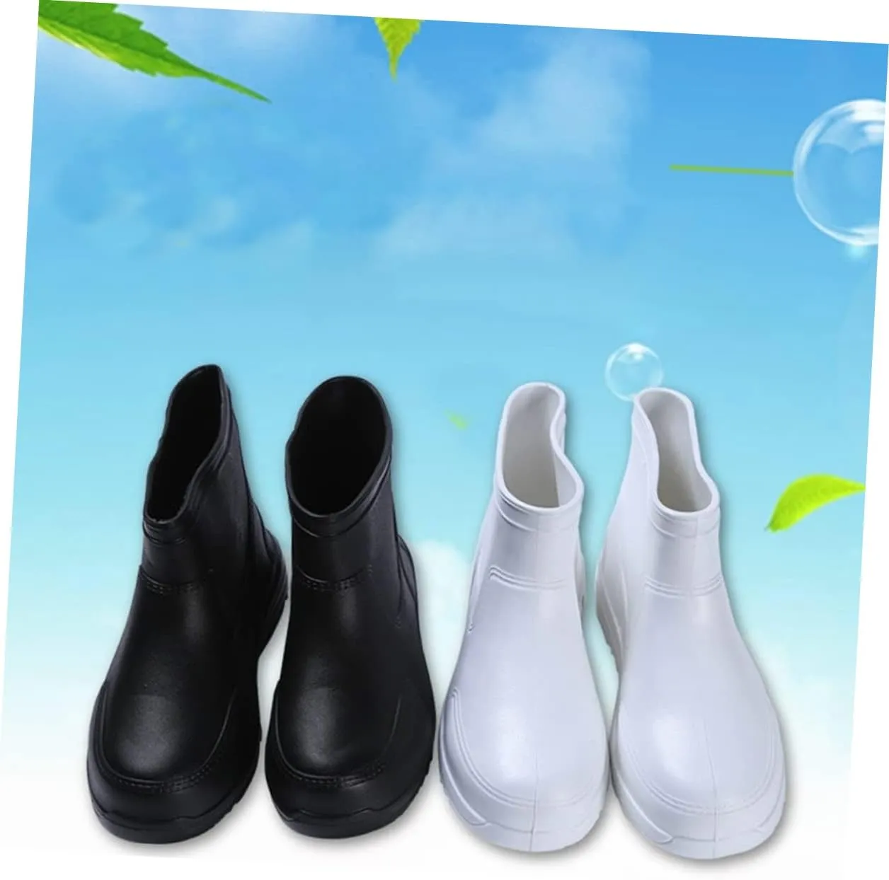 KESYOO 1 Pair short rain boots for women acid resistant boots ladies rain boots raining shoes for women short rain shoes kids rain boots Antiskid Rain Shoes child waterproof shoes ankle