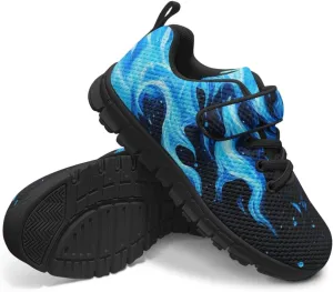 Kids Shoes for Boys Breathable Lightweight Slip on Low Top Sneakers Breathable Mesh Athletic Casual Shoes