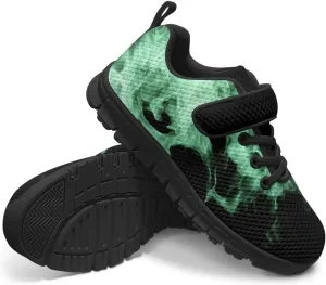 Kids Shoes for Boys Breathable Lightweight Slip on Low Top Sneakers Breathable Mesh Athletic Casual Shoes