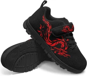 Kids Shoes for Boys Breathable Lightweight Slip on Low Top Sneakers Breathable Mesh Athletic Casual Shoes