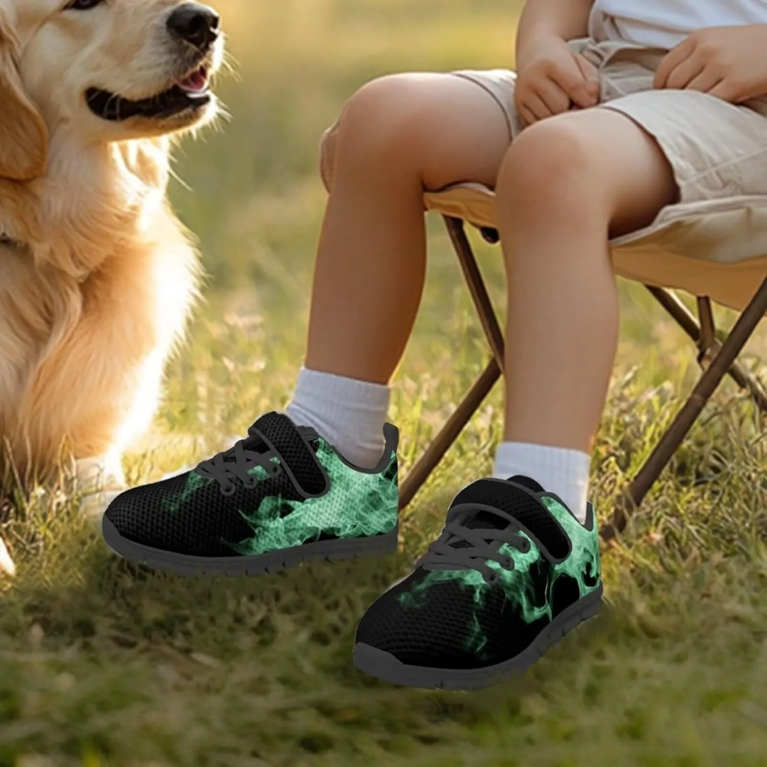 Kids Shoes for Boys Breathable Lightweight Slip on Low Top Sneakers Breathable Mesh Athletic Casual Shoes