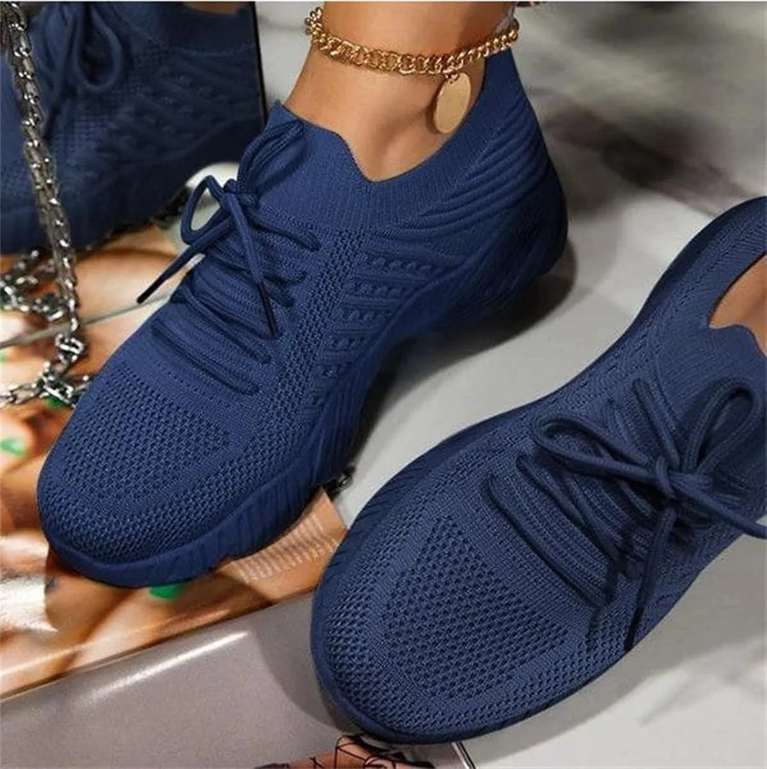 Ladmiple Tennis Shoes Womens Walking Running Athletic Shoes Slip On Casual Mesh-Comfortable Lightweight Workout Sneakers 2025