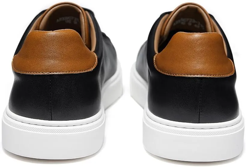 Leather Business Casual Sneakers Shoes for Men