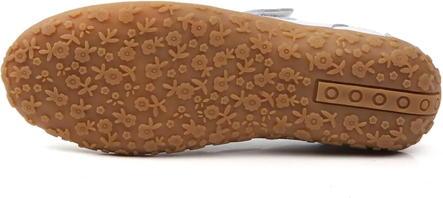 Leather Women's Breathable Perforated Sandals Fashionable Versatile Casual Shoes