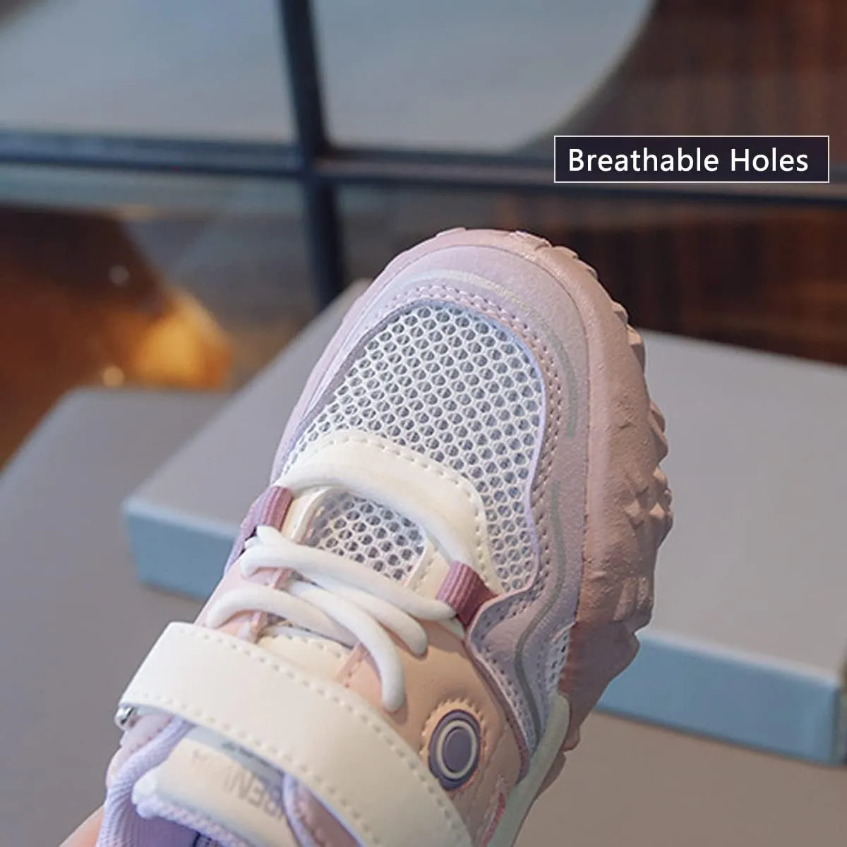 Lightweight Running Shoes for Kids,Mesh Upper Knit Sneakers,Girls Boys Athletic Shoes Breathable, Cool, Summer