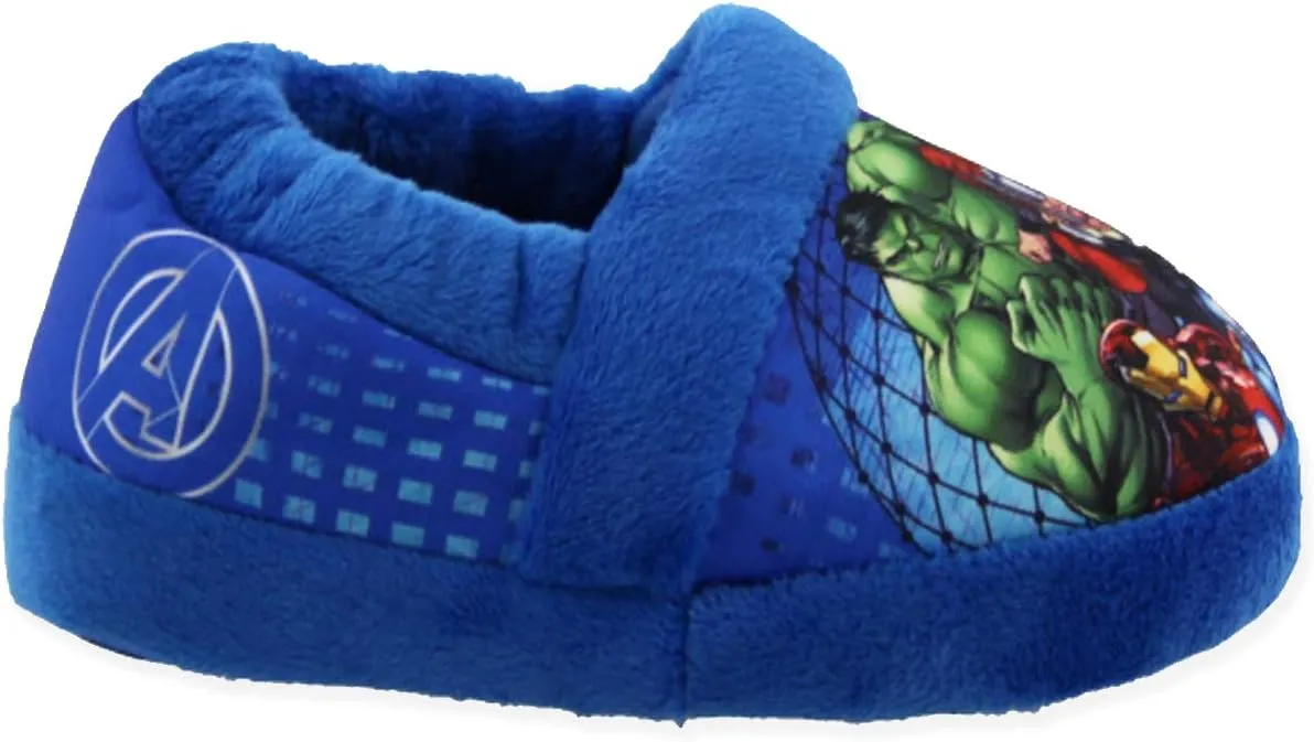 Marvel Avengers Superhero Boys Toddler Plush Aline Slippers
