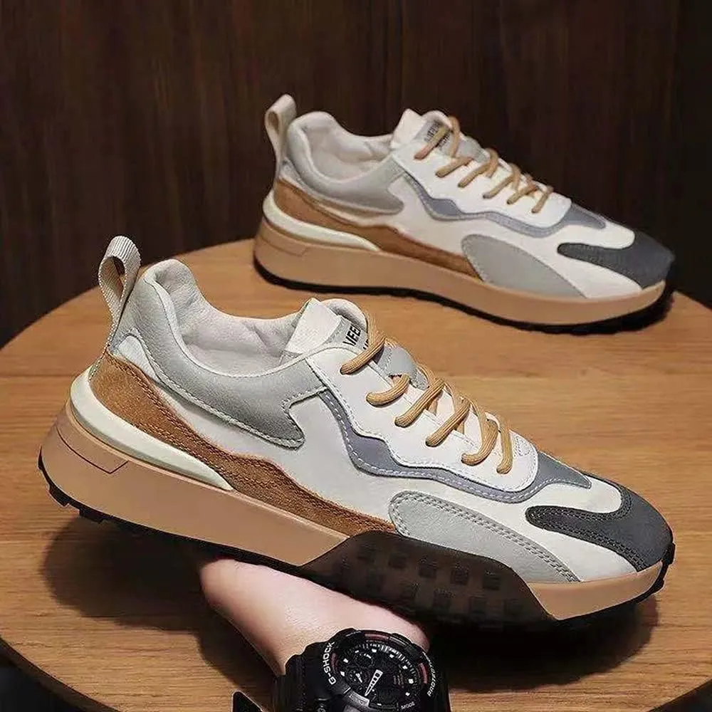 MATERUIEYES Casual Shoes Men's Shoes Breathable Heighten Sneakers