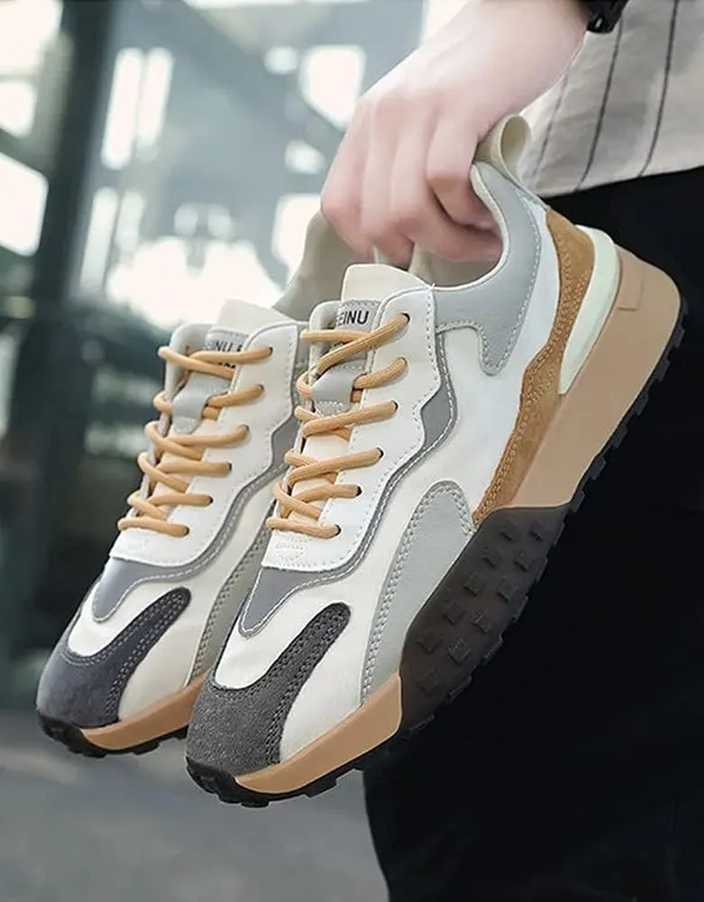 MATERUIEYES Casual Shoes Men's Shoes Breathable Heighten Sneakers