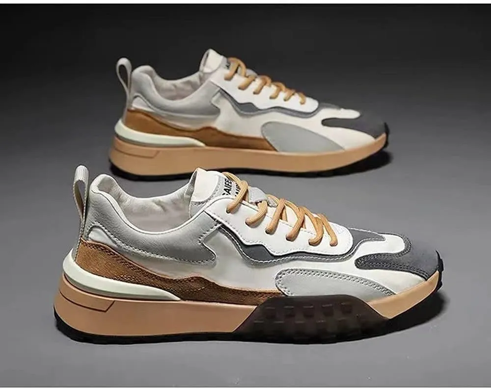 MATERUIEYES Casual Shoes Men's Shoes Breathable Heighten Sneakers