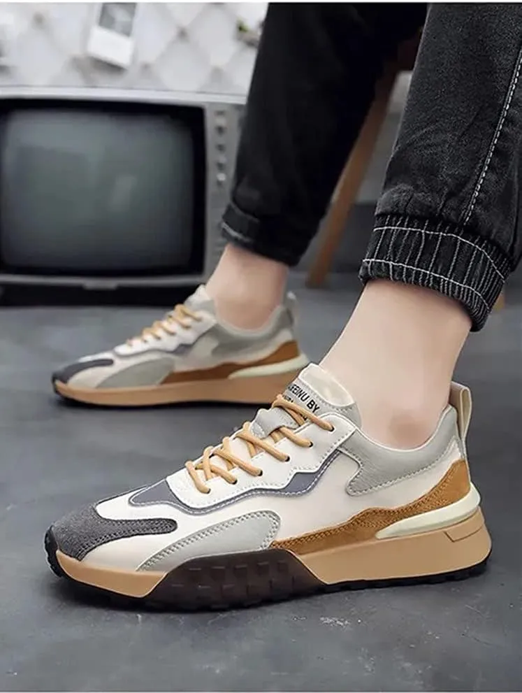 MATERUIEYES Casual Shoes Men's Shoes Breathable Heighten Sneakers