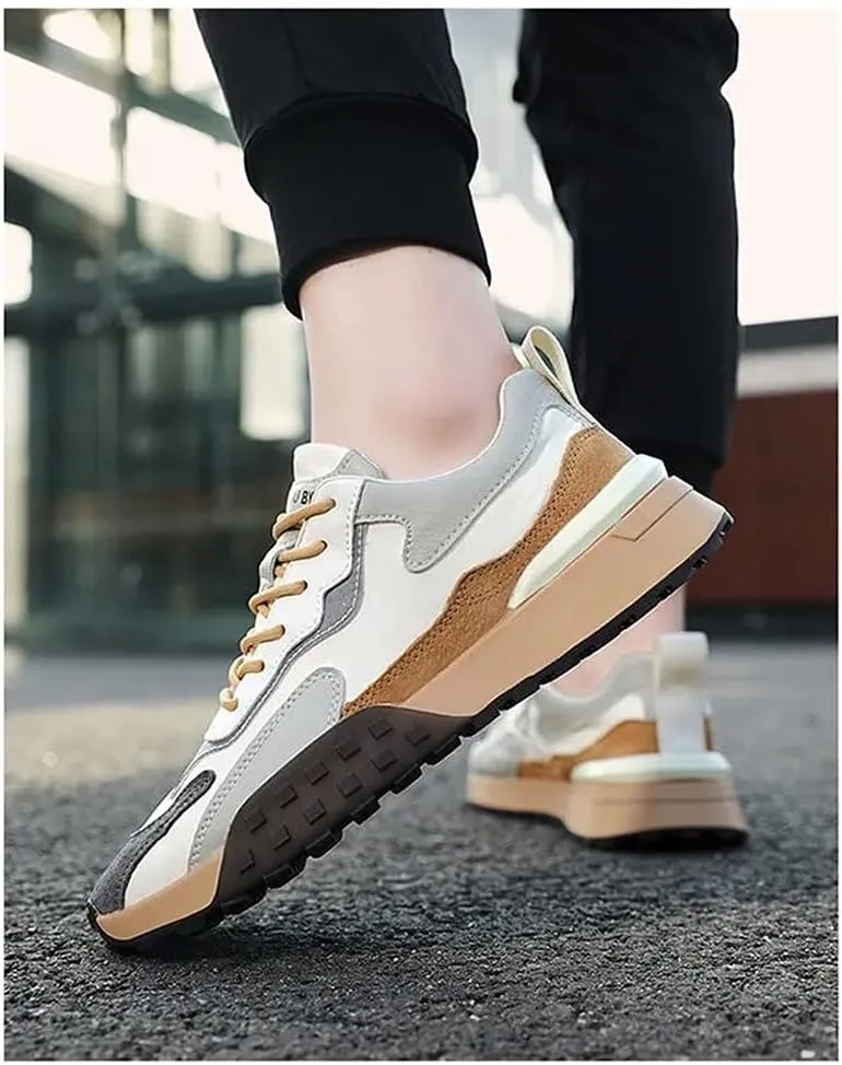 MATERUIEYES Casual Shoes Men's Shoes Breathable Heighten Sneakers