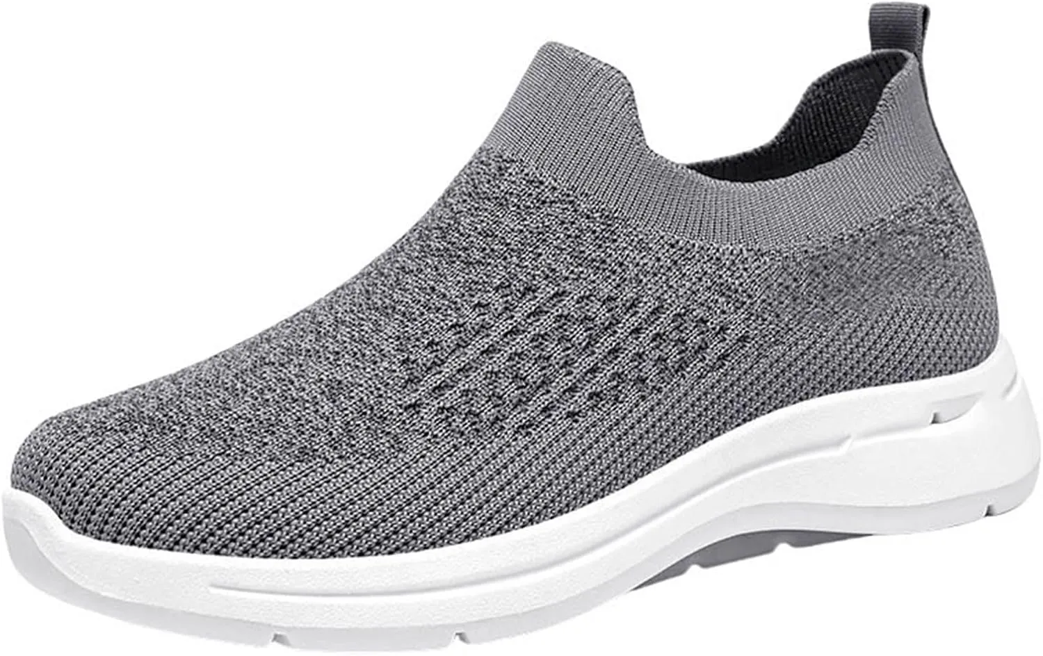 Men Mesh Sneaker Orthopedic Casual Sneaker with Arch Support Breathable Lightweight Comfortable Running Shoes Wide Width Walking Shoes